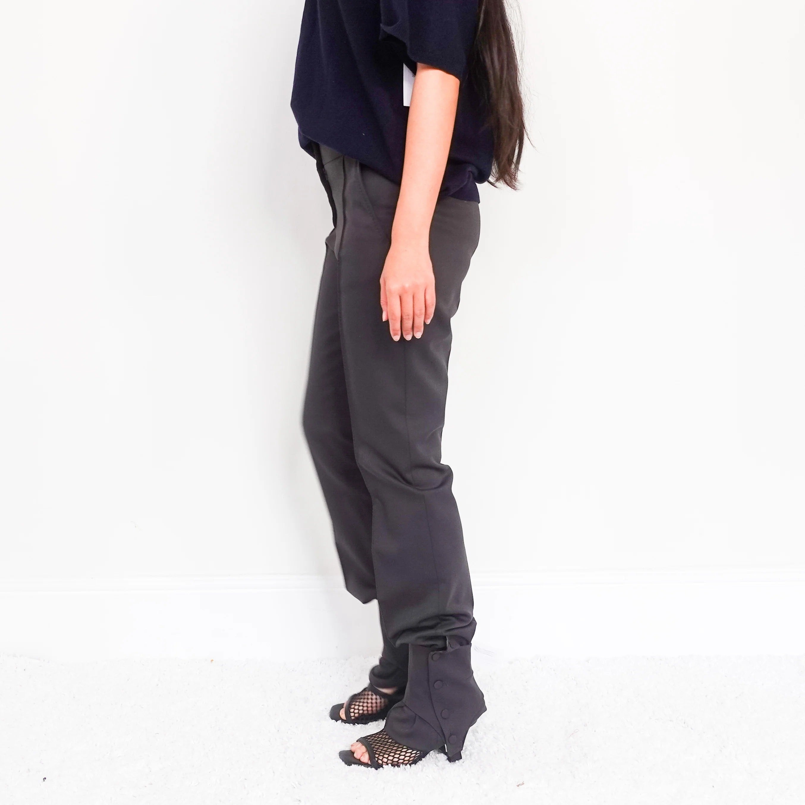 Grey wool trousers