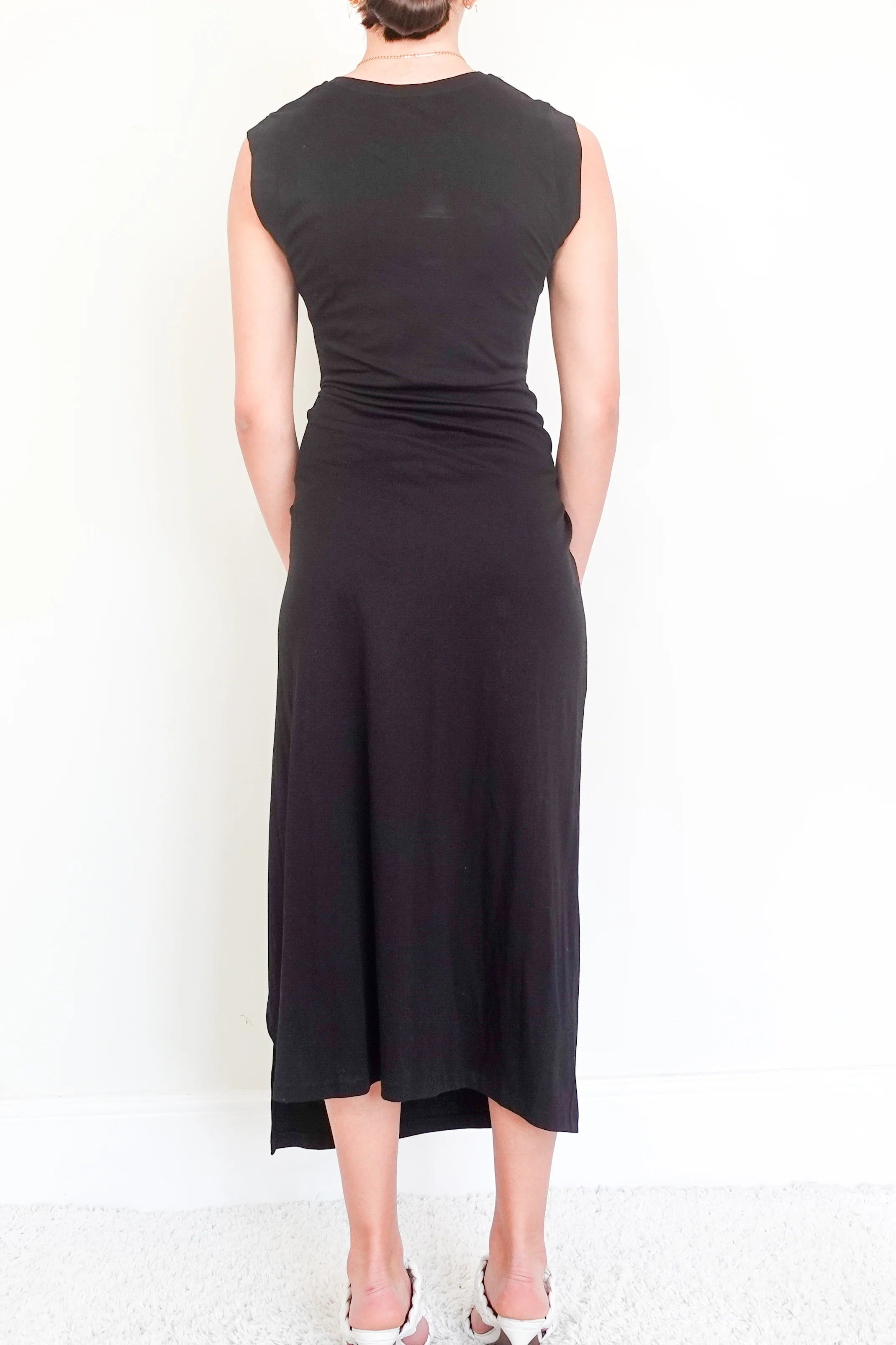 Black maxi dress